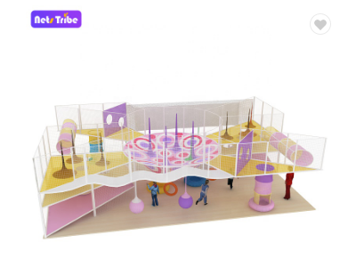 Nets Tribe climbing station indoorplayground crochet rope nets